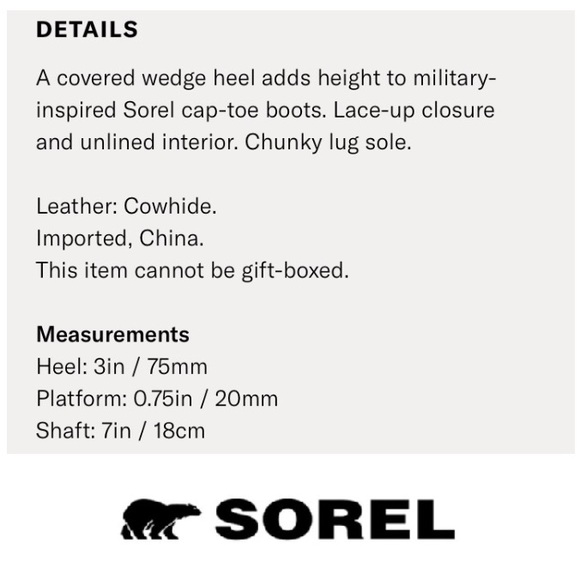 SOLD!  Sorel Joan of Arctic waterproof wedges - Picture 6 of 7